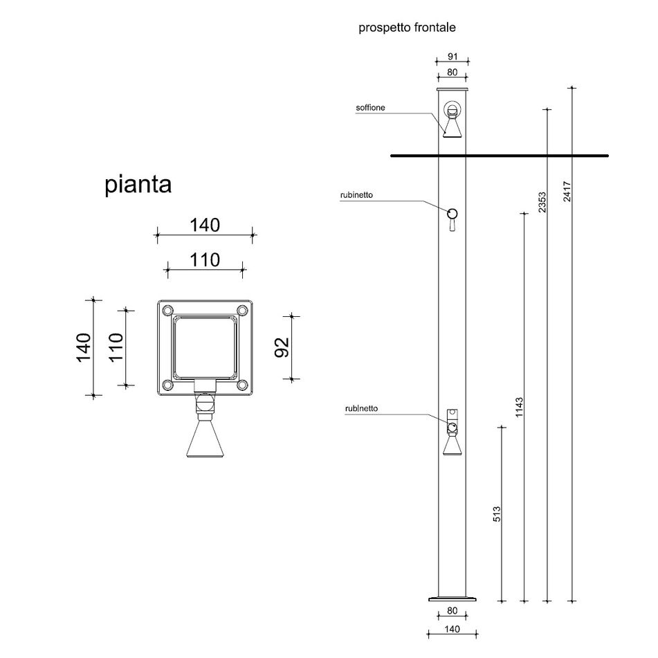 doccia-per-esterno-maldive-14x14xh240cm-bianca