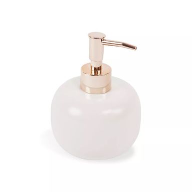 DISPENCER CLIZIA D.10XH14CM BIANCO PERLA