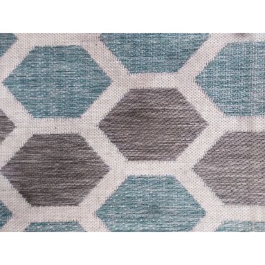 STUOIA BATIDA 160X230CM ESAGONO TURCHESE