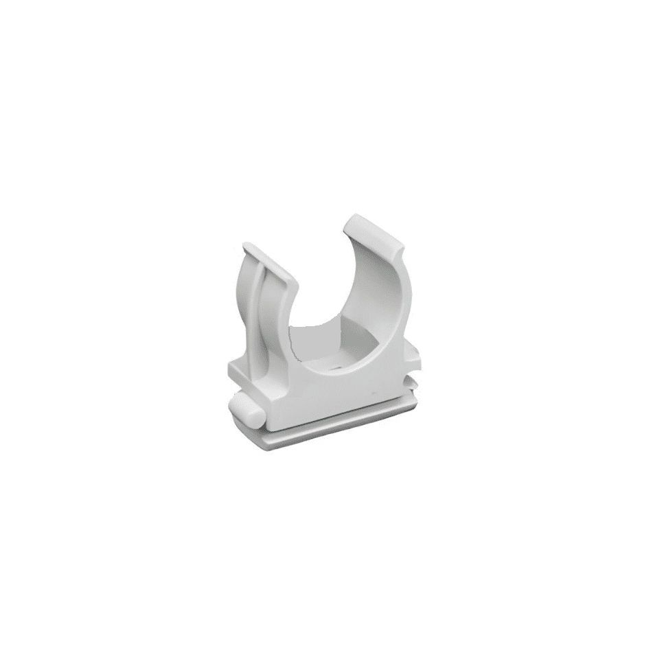 Clips fissatubo a collare per Tubo 16mm grigio 10pz Aigostar