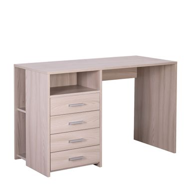 SCRIVANIA 4 CASSETTI 120X55XH76CM STRUTTURA OLMO CHIARO FRONTALE OLMO CHIARO