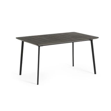 TAVOLO METALEA 146X86XH75CM IN RESINA GHISA BRONZO