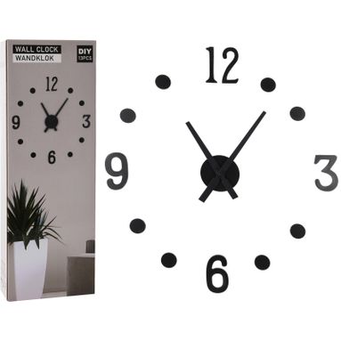 OROLOGIO DA PARETE IN LEGNO ADESIVO