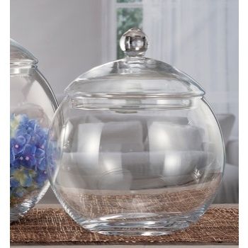POTICHE IN VETRO VELA DIAM25XH28