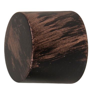 2 POMOLI A TAPPO IN ALLUMINIO NERO/ RAME