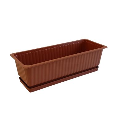 BALCONIERA TERRACOTTA 50X20XH16CM CON RISERVA