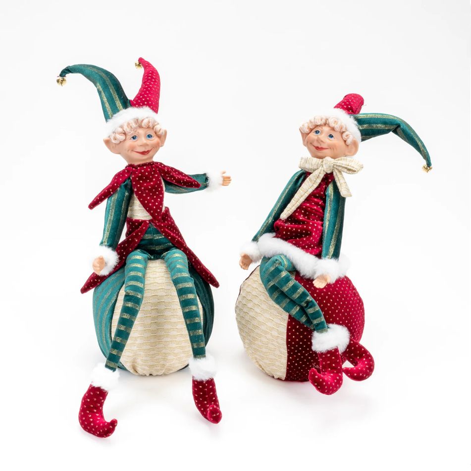 giullare-boy-and-girl-su-palla-50cm-rosso-slash-verde
