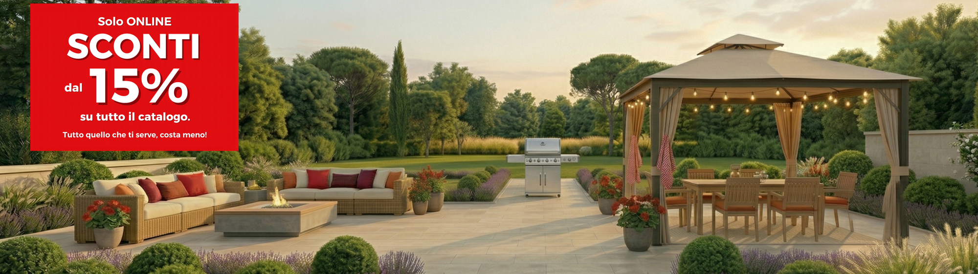 Promo 15% su tutto il Catalogo
