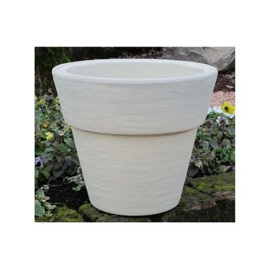 VASO CAMPANA PORTO ROSA D.45XH38CM BIANCO PERLA
