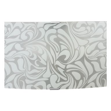 APPLV.1XE27 M.ARGENTO V.LASTRA BIANCO
