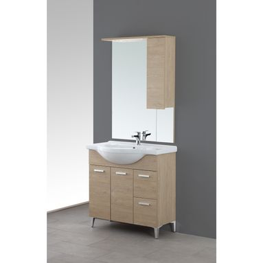 BAGNO STELLA 82X46XH86CM BIANCO 2 ANTE E CASSETTI.