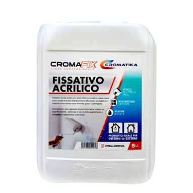 FISSATIVO ACRILICO CROMAFIX 5L ALL'ACQUA