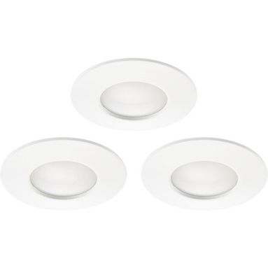 KIT TRE FARETTI INCASSO DIMMERABILI DIAM CM.7,5 1L