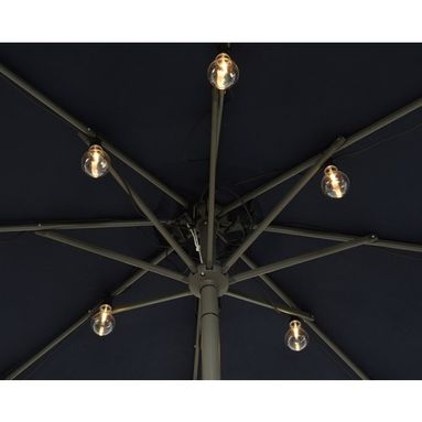 LUCI SOLARI 20 LED 120CM PER OMBRELLONI DA GIARDIN