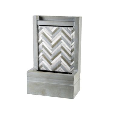 FONTANA CON DECORI MODERNI 19X33XH52CM SABBIA - GR