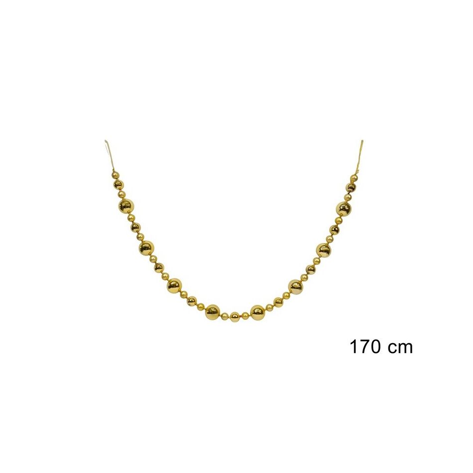 ghirlanda-sfere-natalizie-170cm-oro
