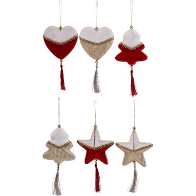 APPENDINO NATALIZIO H21CM CUORE/ALBERO/STELLA..