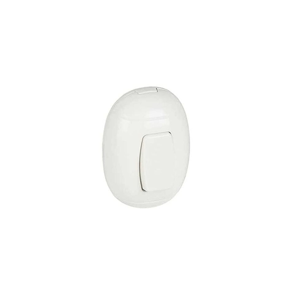 pulsante-10a-oval-bianco