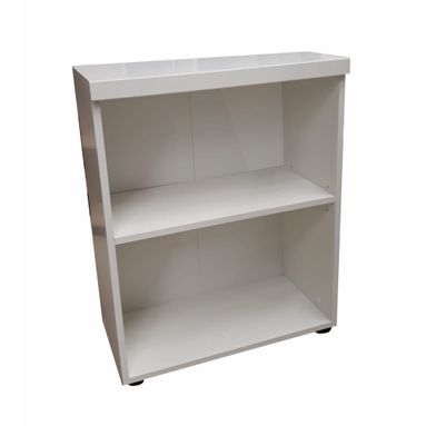 LIBRERIA 2 RIPIANI 60X28XH75CM BIANCA VV1003 CON C