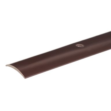 COPRISOGLIA FORATO 30X5,3X900MM PVC MARRONE