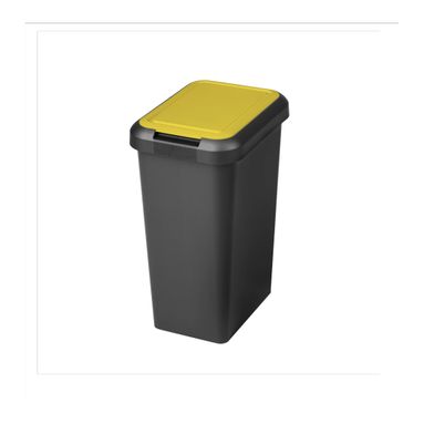 PATTUMIERA TOUCH-LIFT 25L 24,7X33XH47,7CM AMBRA