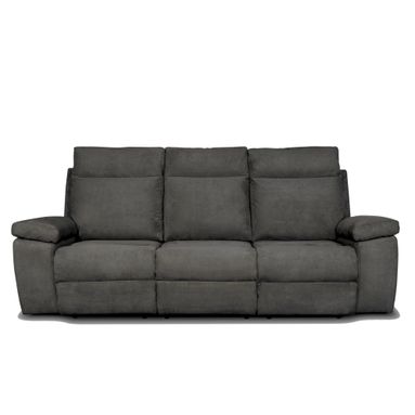 DIVANO RECL. MILANO 3P 235X93XH105CM GRIGIO SCURO