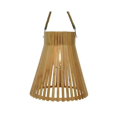 SOSPENSIONE SOLARE IN BAMBOO 1 LED A LUCE CALDA D.
