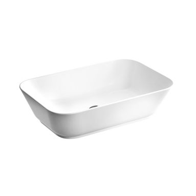 LAVABO GEO SOFT-SQUARE CERAMICA BIANCA 59,5CM