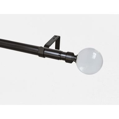 BASTONE KIT LETE D.19MM 120-210CM NERO OPACO