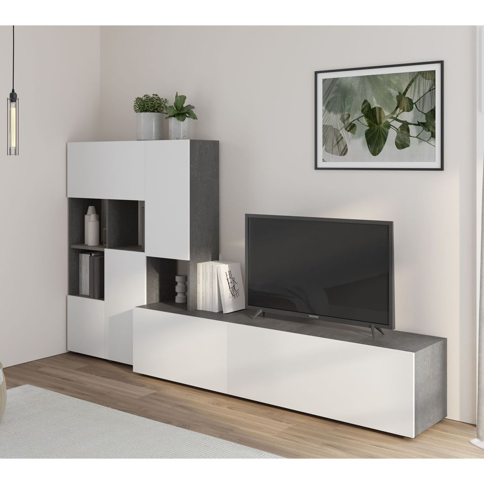 parete-attrezzata-parnaso-280x42xh153cm-bianca-lac