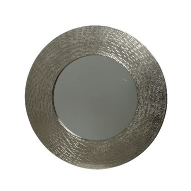 SPECCHIO 50CM CON CORNICE INTAGLIATA IN ALLUMINIO