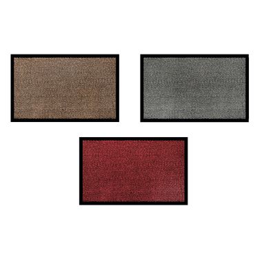 ZERBINO SUEZ 40X70CM GRIGIO/ROSSO/MARRONE