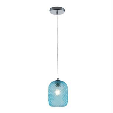 LAMPADARIO ASHFORD 1XE27 15XH150CM BLU.