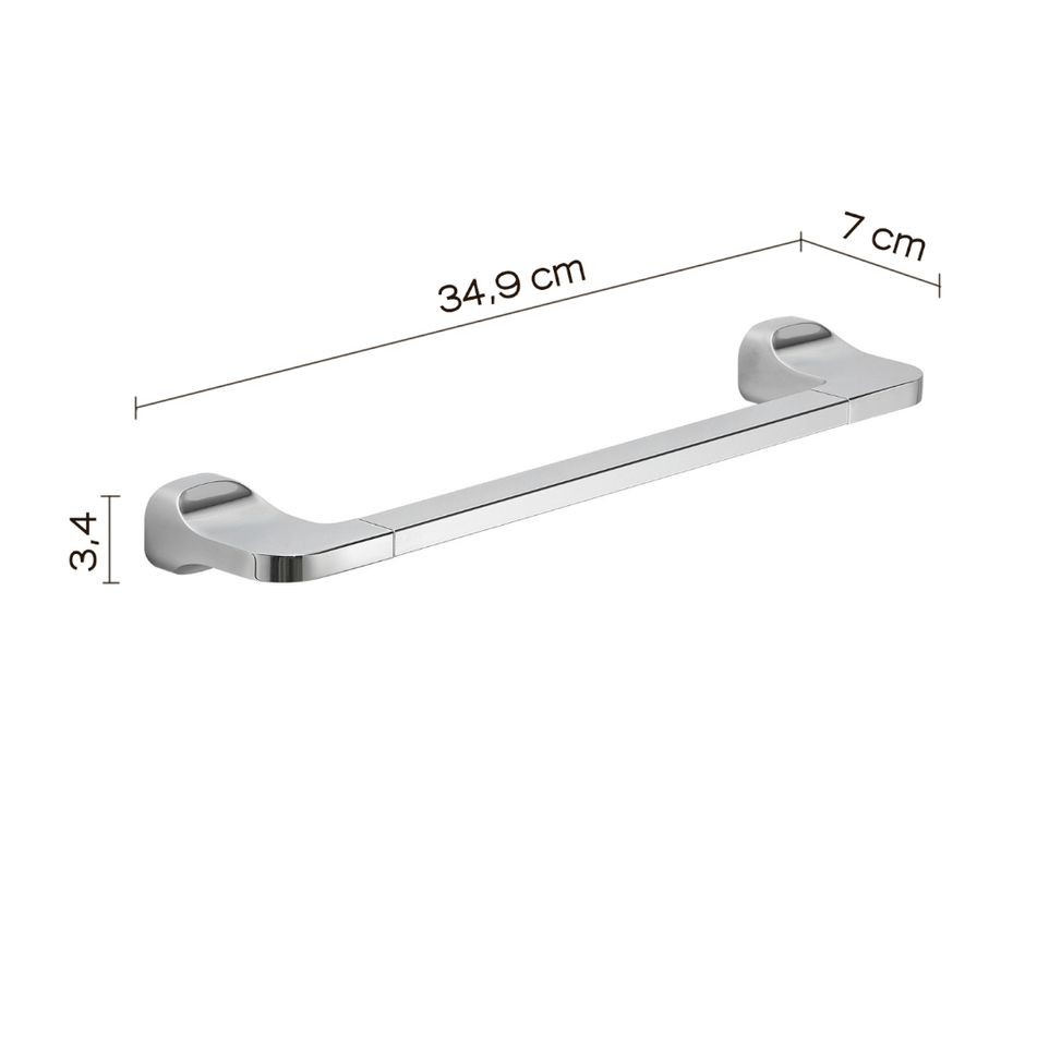 portasalviette-stelvio-35cm-cromato