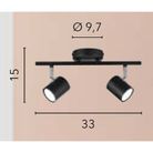 barra-2-spot-zero-nera-gu10-33xh15cm