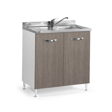 SOTTOLAVELLO OLMO 80CM CON LAVELLO DX