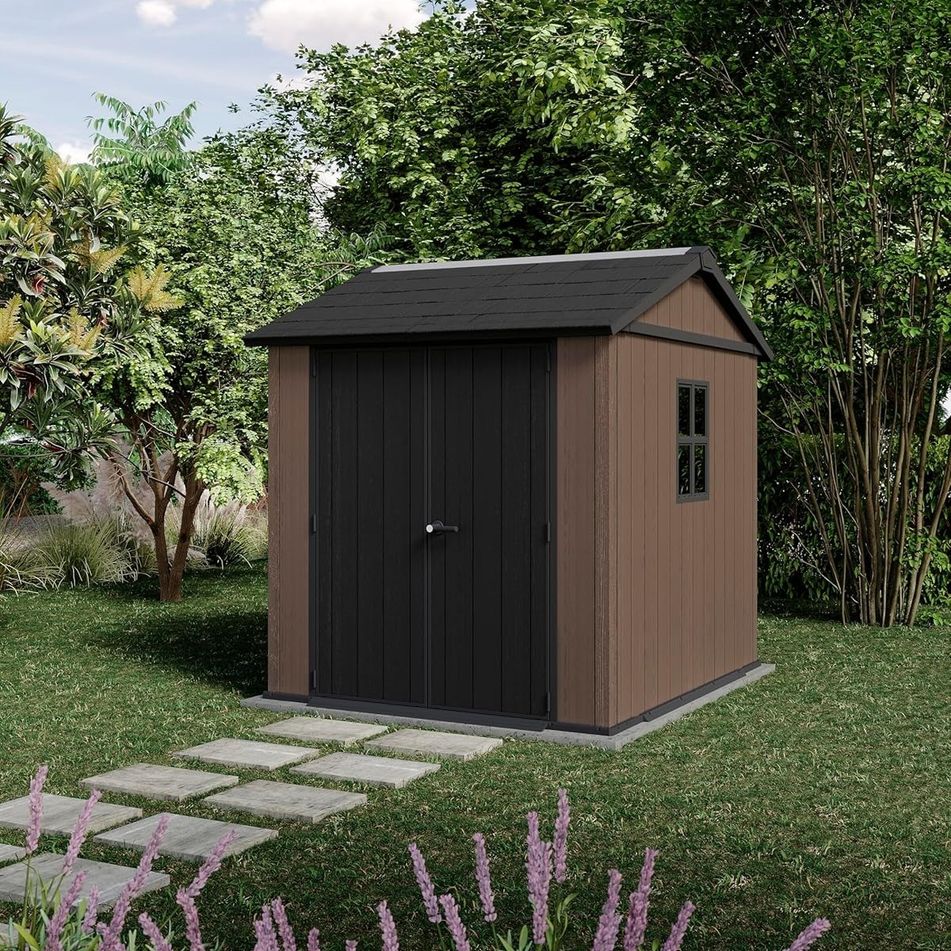 keter-casetta-da-giardino-newton-plus-757-barra-775-evotech-marrone-doppia-opzione-montaggio