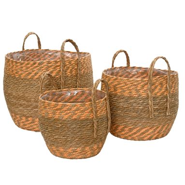 CESTA PICCOLA D.26XH23CM IN RATTAN CON MANICO.
