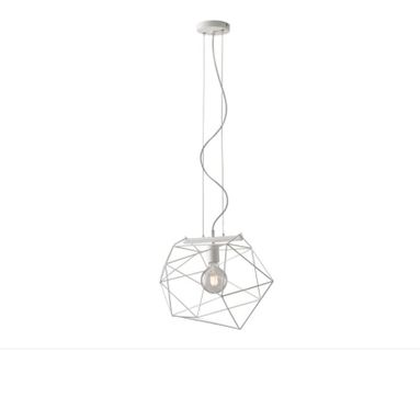 LAMPADARIO ABRAXAS E27 41X31XH150CM BIANCA.