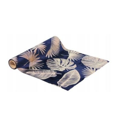 ROTOLO IN VELLUTO 28X150CM MARRONE BLU.