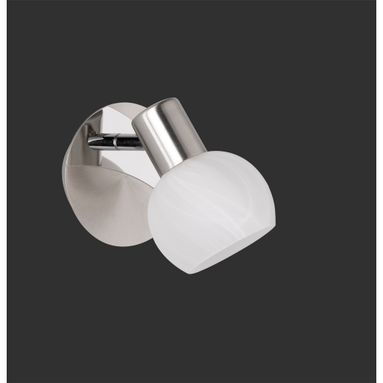 SPOT SINGOLO ANTIBES E14 11X17CM NICHEL OPACO