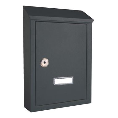 CASSETTA POSTALE ANTRACITE MM.300X200X60
