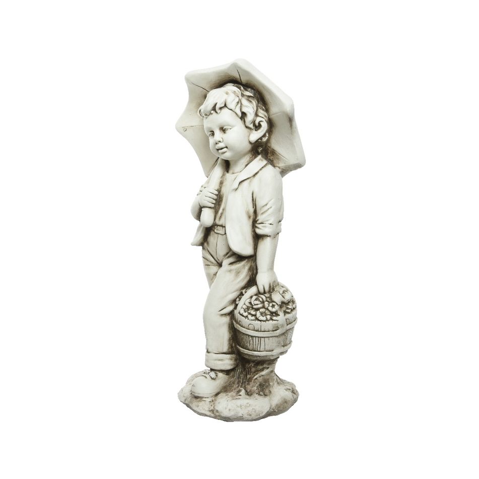 statua-bimbo-24x30xh675cm-in-polimagnesio-bianco