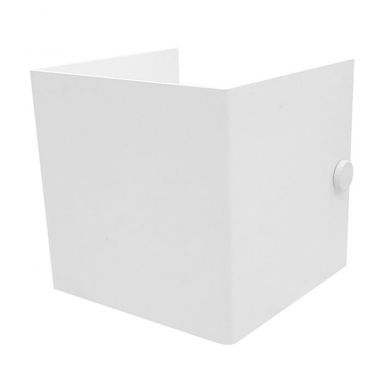 APPLIQUE DESMO GX53 10X10XH10CM BIANCA IN METALLO