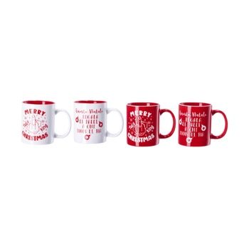 TAZZA MUG NATALIZIA 340ML IN 2 ASSORTIMENTI.