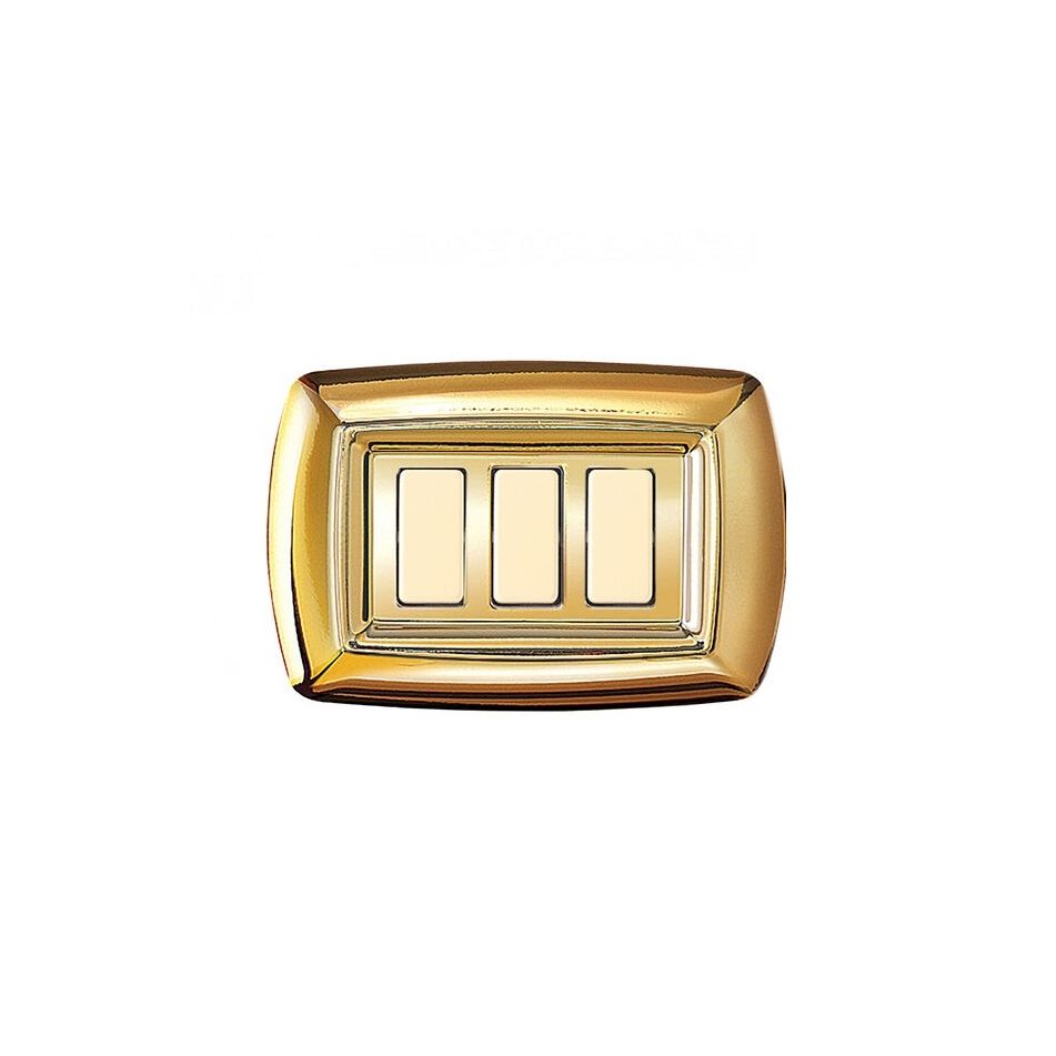 placca-tondo-3-moduli-oro
