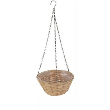 CESTINO PORTAVASO PENSILE D.25XH14CM NATURALE