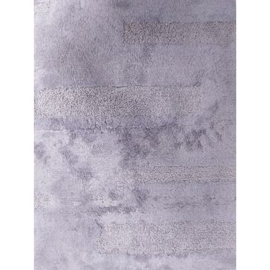 TAPPETO LINEE 50X80CM INDACO IN COTONE CON ANTISCI