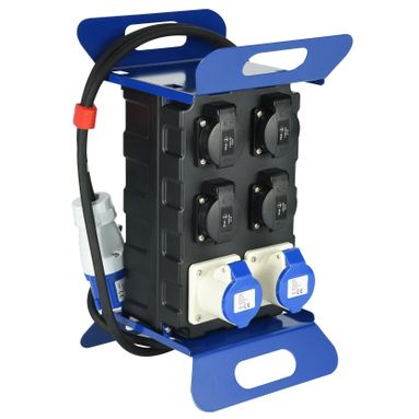 QUADRO DI DISTRIBUZIONE PORTATILE CON 4 SCHUKO + 2