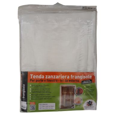 TENDA ZANZARIERA BIANCA 150XH250CM PER PORTA